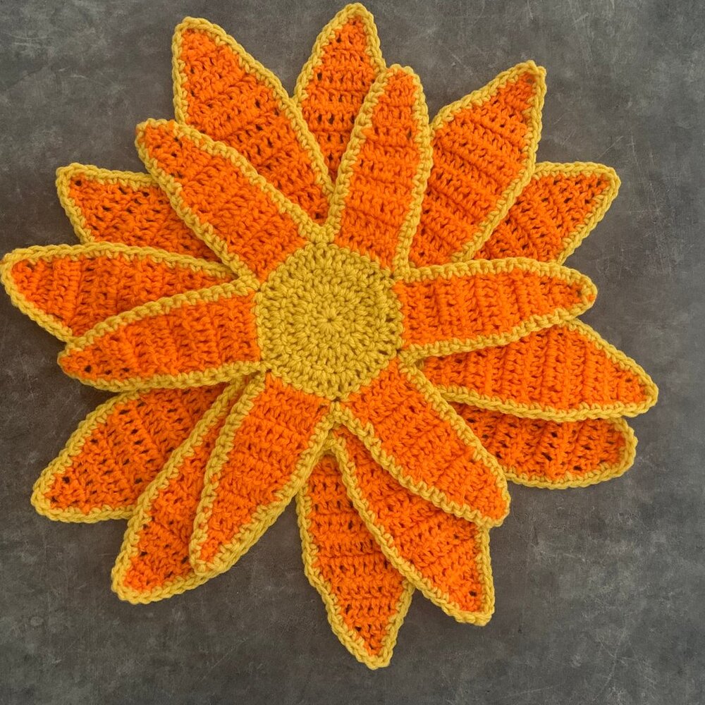 3 Piece Set Hand Crocheted Pan Protectors NEW